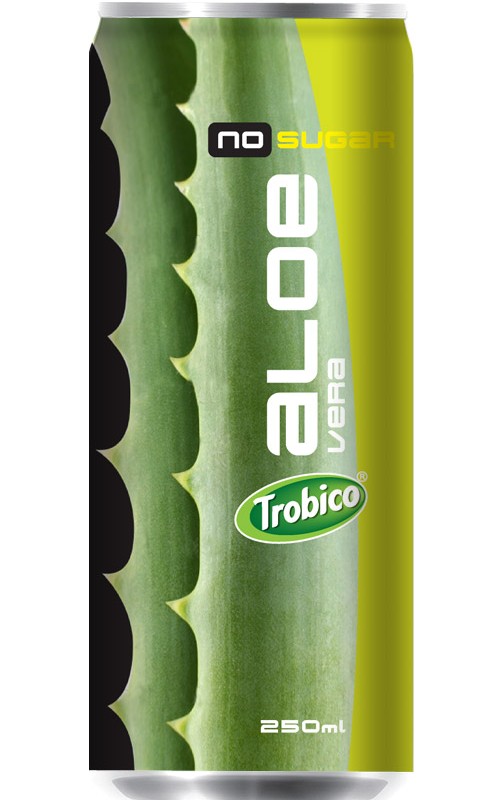 691 Trobico Aloe vera no sugar alu can 250ml